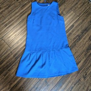 Loft peplum drop waist dress